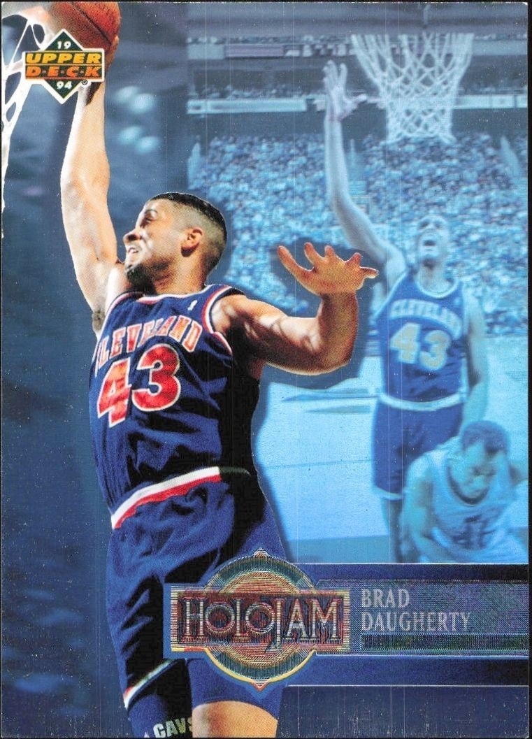 1993-94 Upper-Deck Holojam Brad Daugherty #H5 trading card