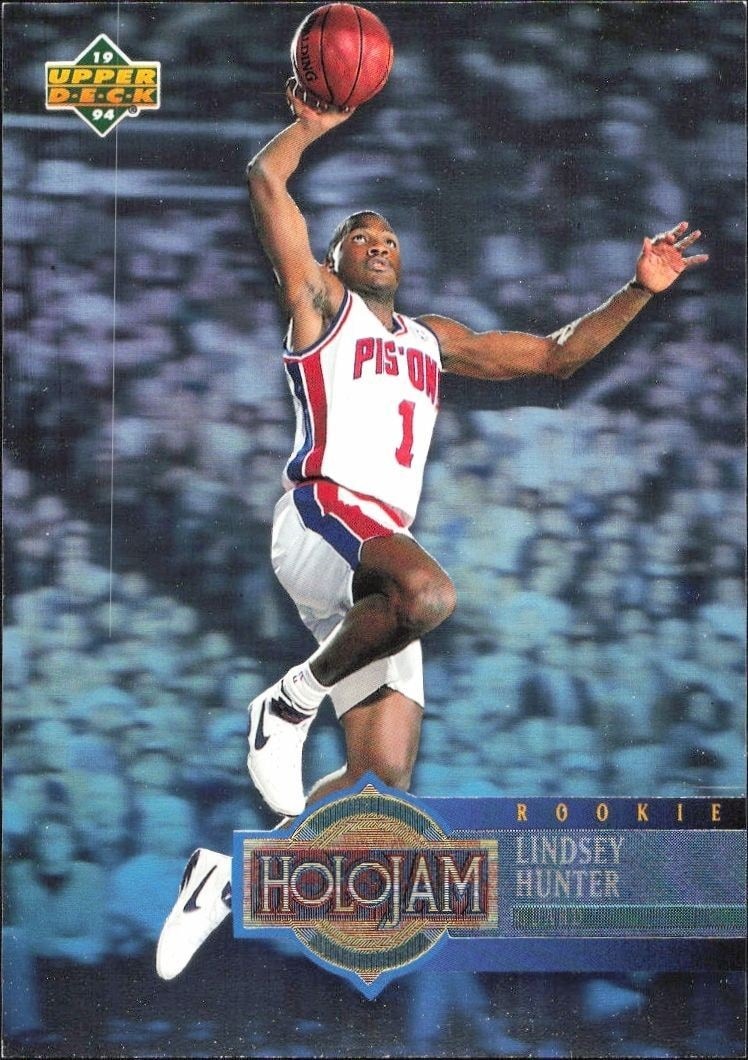 1993-94 Upper-Deck Holojam Lindsey Hunter #H34 trading card