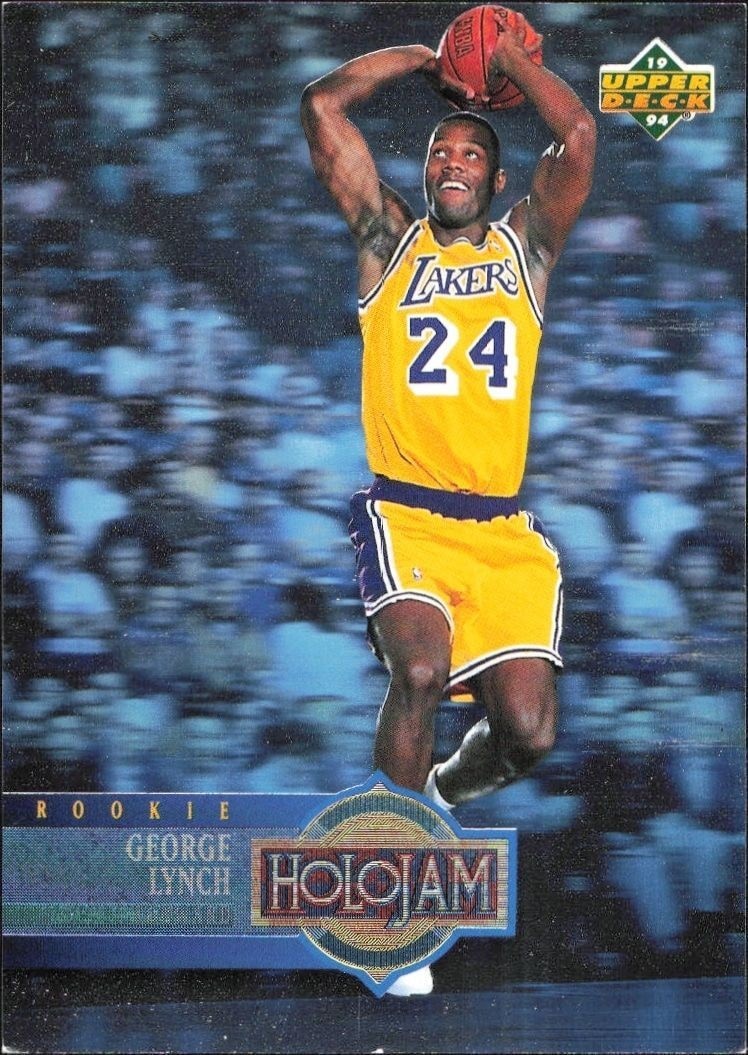 1993-94 Upper-Deck Holojam George Lynch #H36 trading card