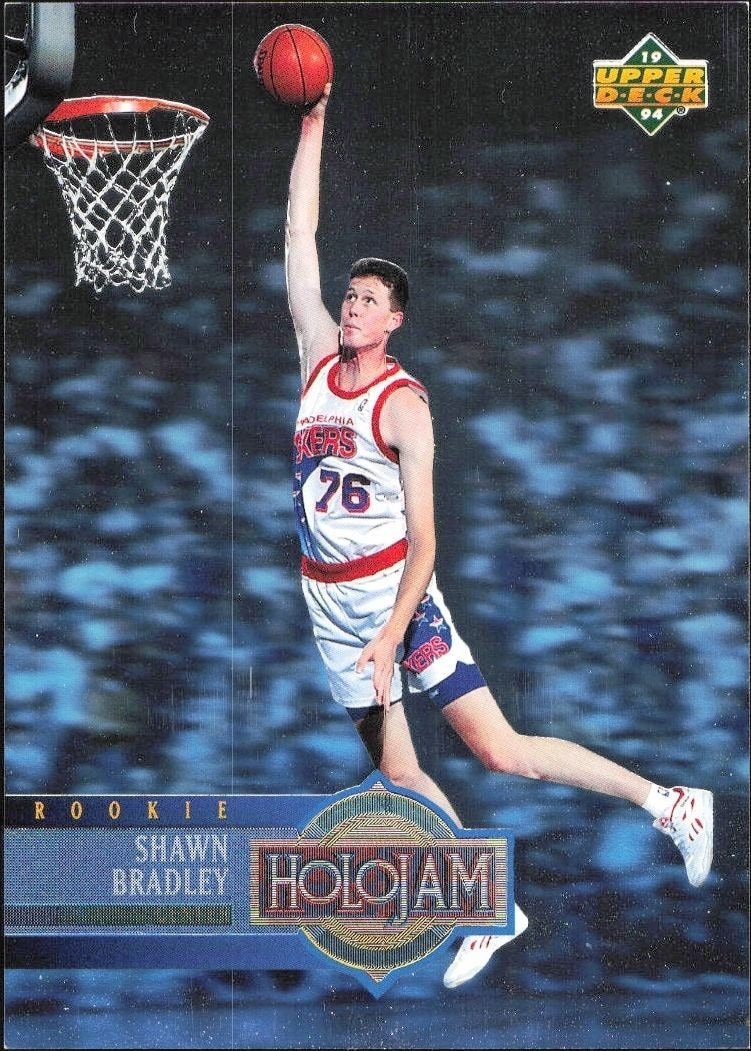 1993-94 Upper-Deck Holojam Shawn Bradley #H29 trading card