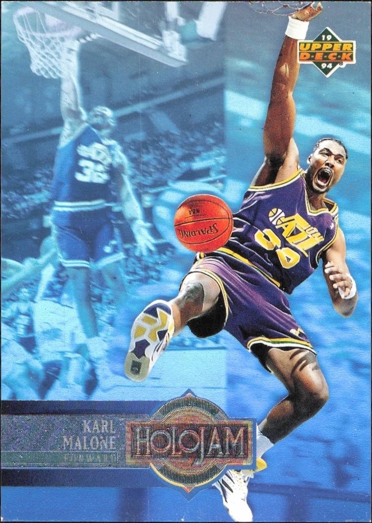 1993-94 Upper-Deck Holojam Karl Malone #H26 trading card
