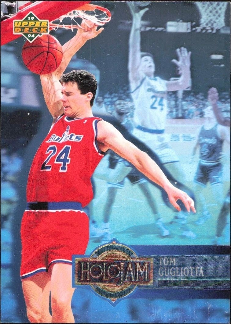 1993-94 Upper-Deck Holojam Tom Gugliotta #H27 trading card