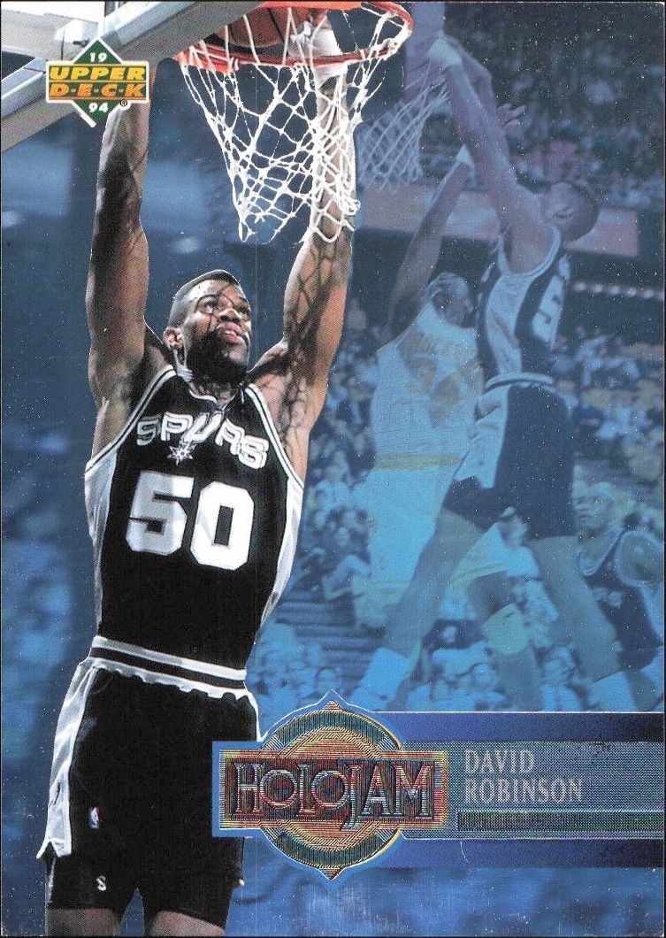 1993-94 Upper-Deck Holojam David Robinson #H24 trading card