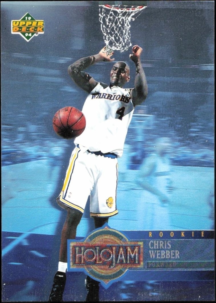 1993-94 Upper-Deck Holojam Chris Webber #H28 trading card