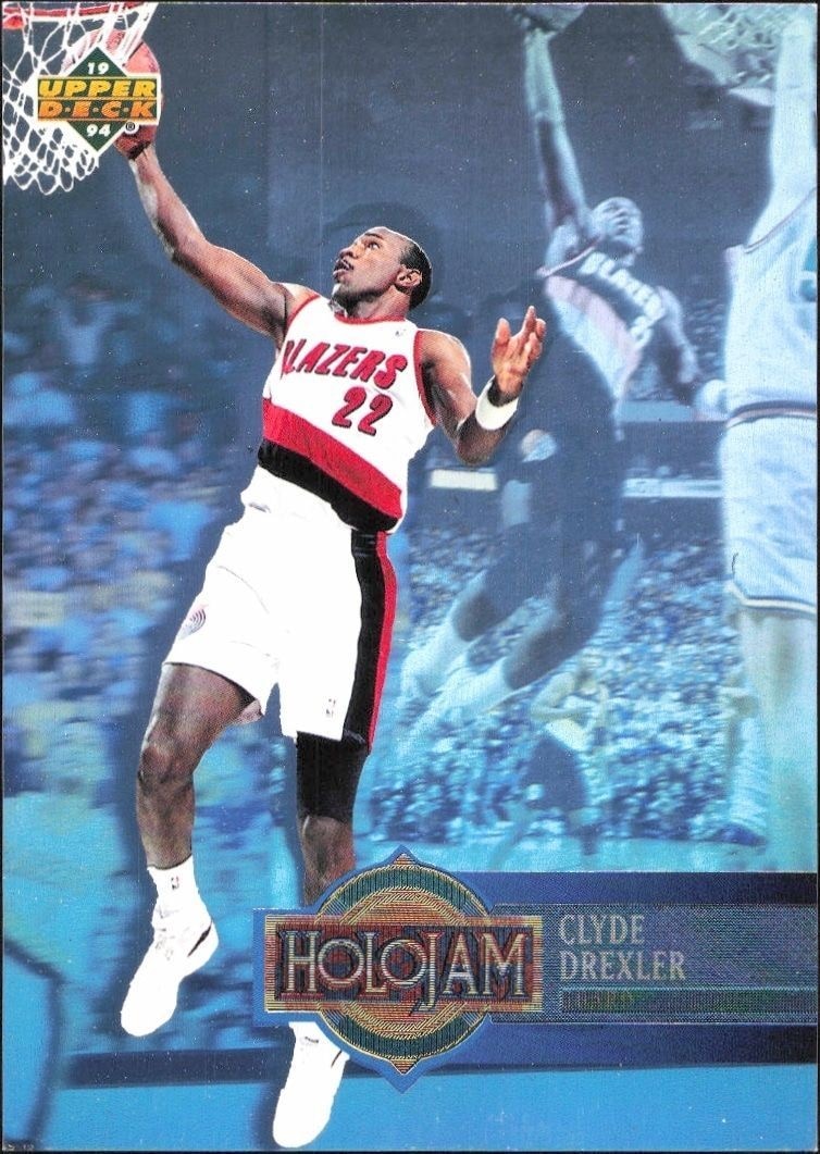 1993-94 Upper-Deck Holojam Clyde Drexler #H22 trading card