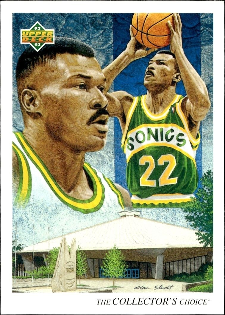 1992-93 Upper-Deck Ricky Pierce #58 trading card