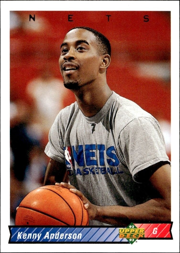 1992-93 Upper-Deck Kenny Anderson #127 trading card