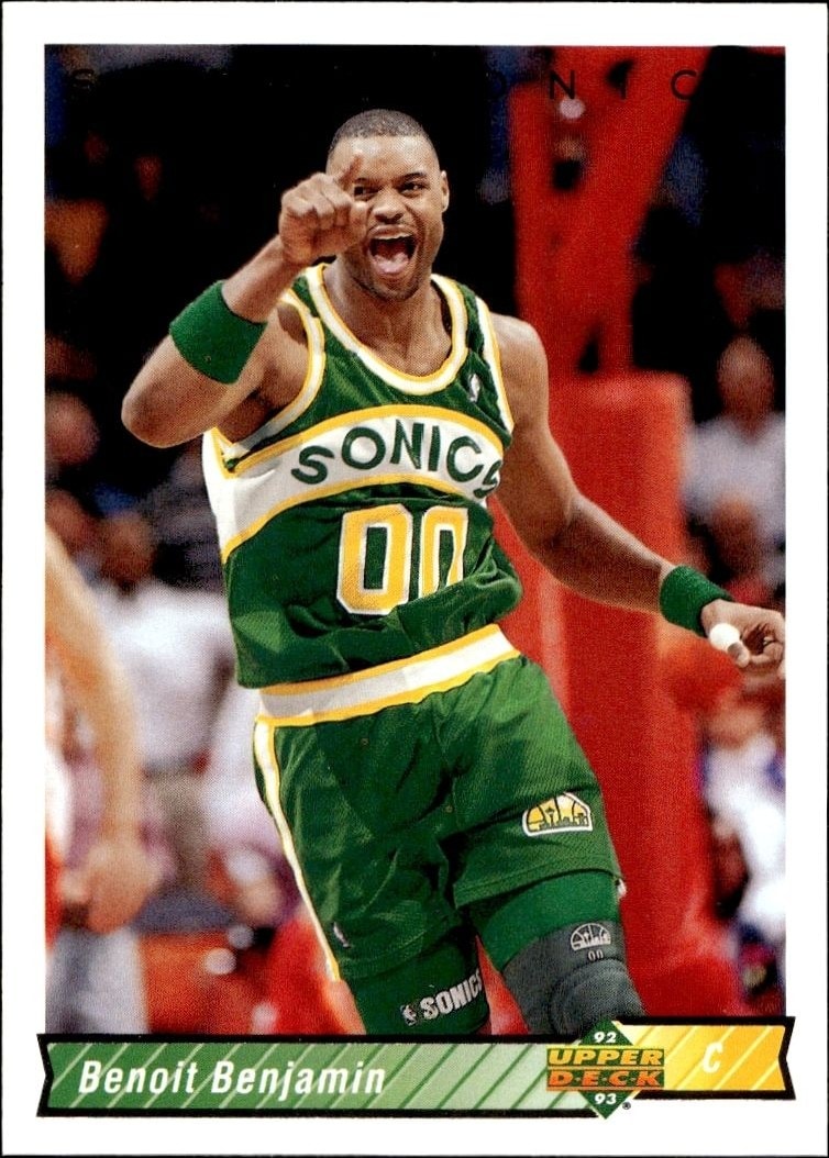 1992-93 Upper-Deck Benoit Benjamin #97 trading card