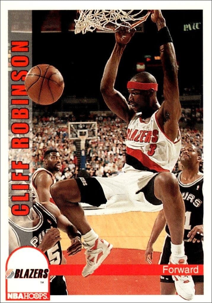 1992-93 Skybox NBA Hoops Series 1 Cliff Robinson #194 trading card