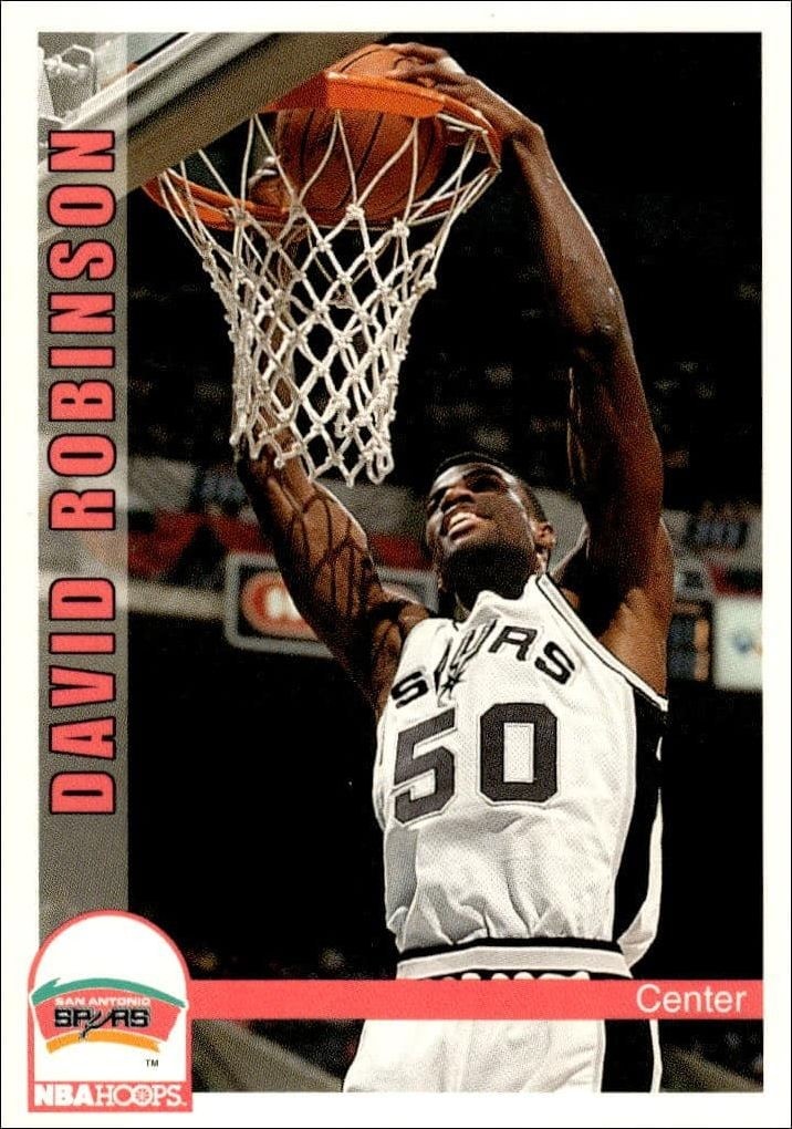 1992-93 Skybox NBA Hoops Series 1 David Robinson #209 trading card