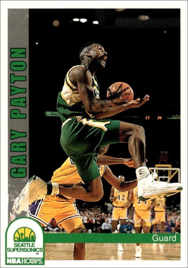 1992-93 Skybox NBA Hoops Series 1 Gary Payton #219 trading card