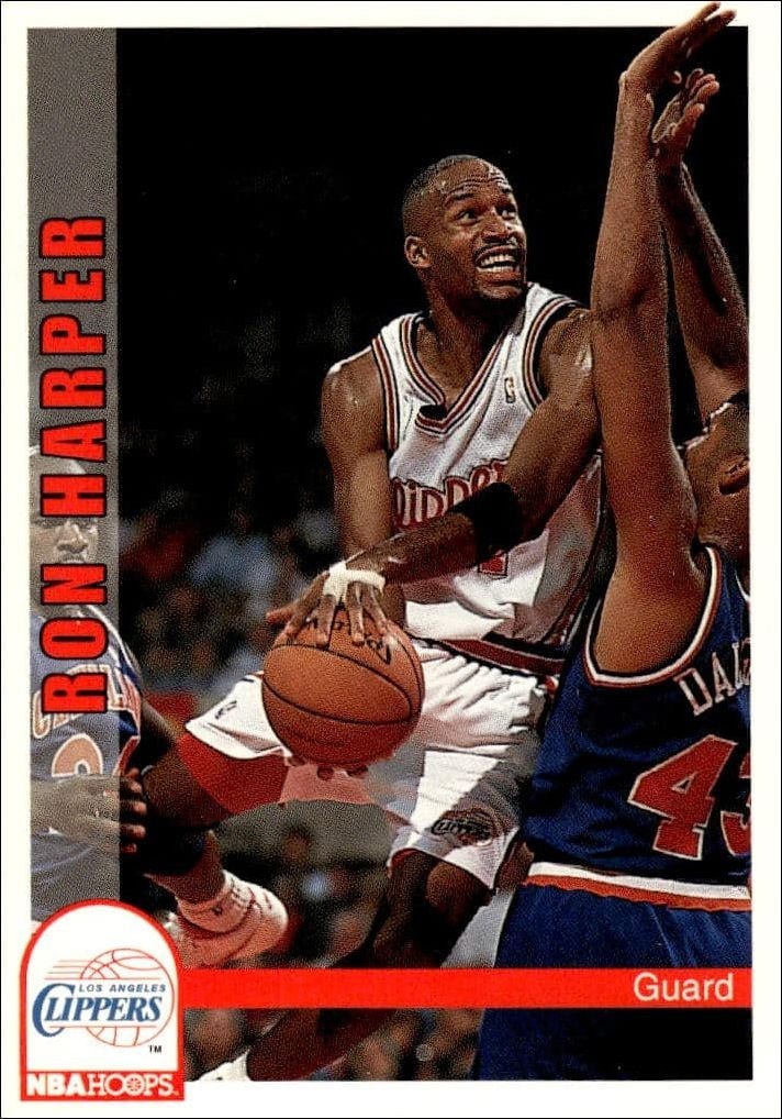 1992-93 Skybox NBA Hoops Series 1 Ron Harper #100 trading card