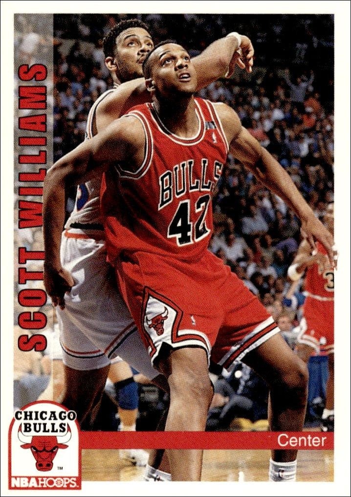 1992-93 Skybox NBA Hoops Series 1 Scott Williams #35 trading card