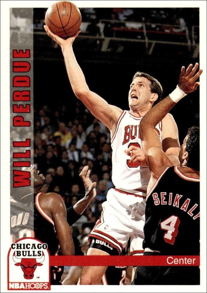 1992-93 Skybox NBA Hoops Series 1 Will Perdue #33 trading card