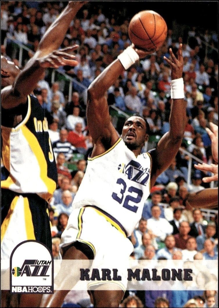 1993-94 Skybox NBA Hoops Series 1 Karl Malone #7 trading card