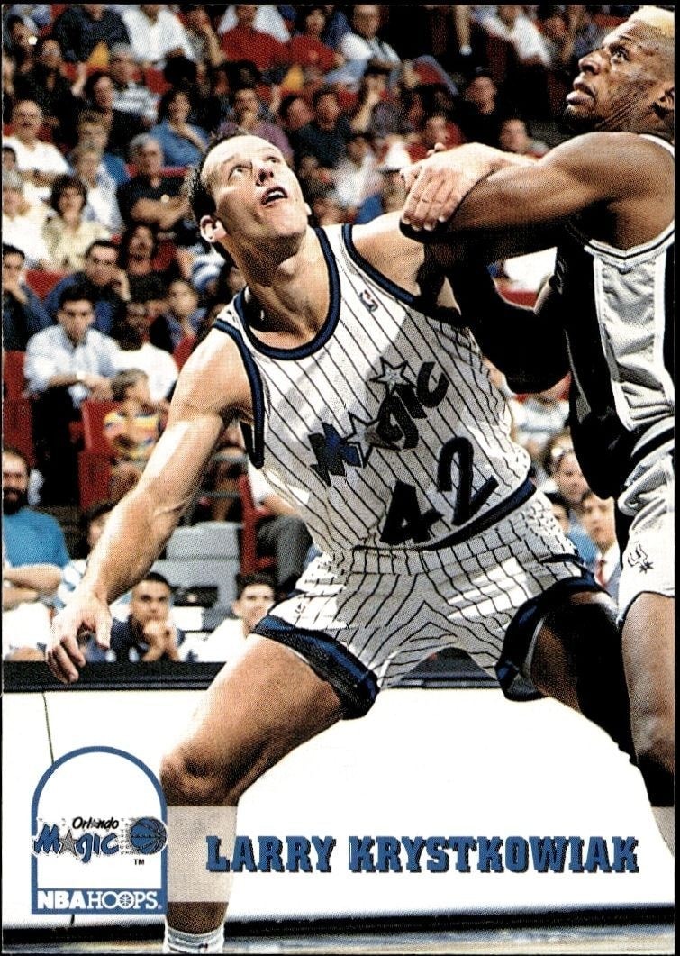1993-94 Skybox NBA Hoops Series 2 Larry Krystkowiak #382 trading card