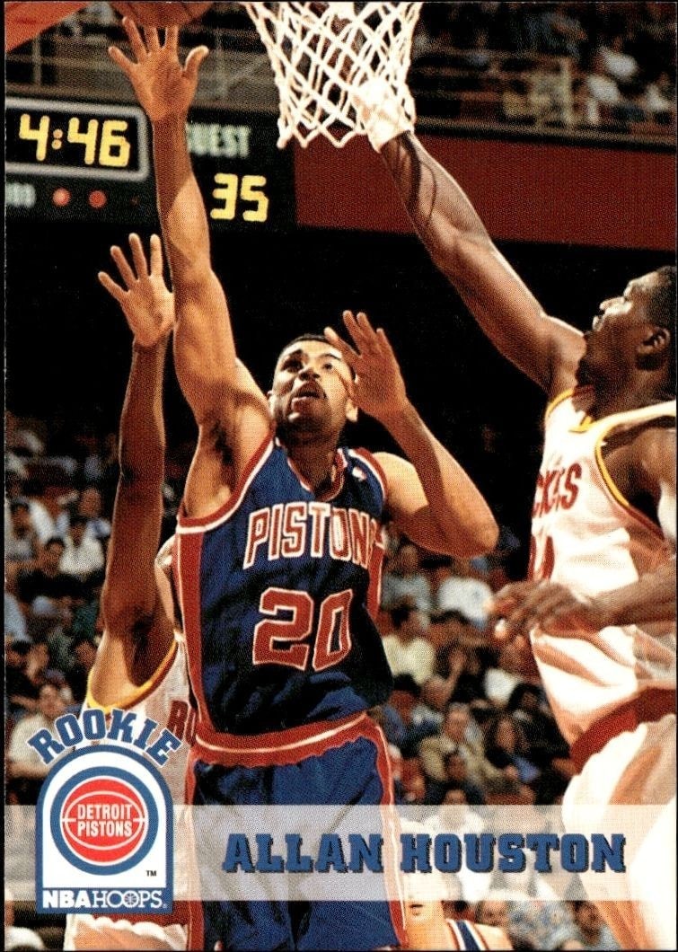 1993-94 Skybox NBA Hoops Series 2 Allan Houston #332 trading card