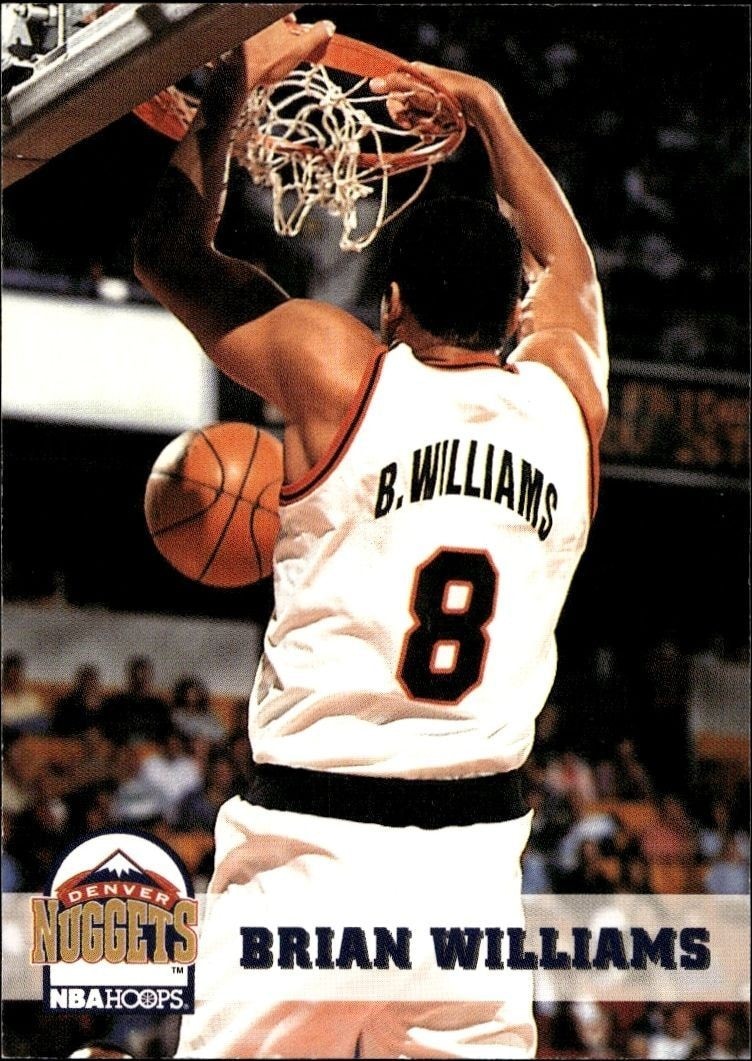 1993-94 Skybox NBA Hoops Series 2 Brian Williams #329 trading card