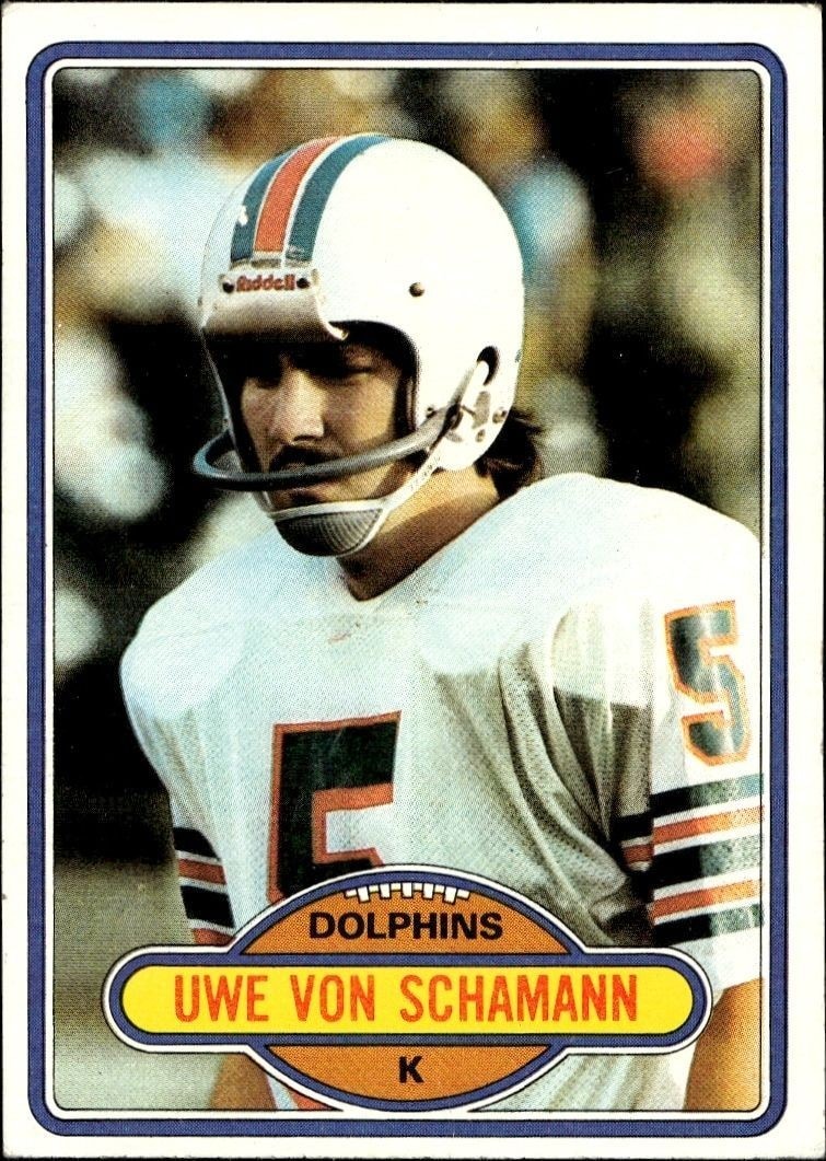 1980 Topps Uwe von Schamann #421 trading card