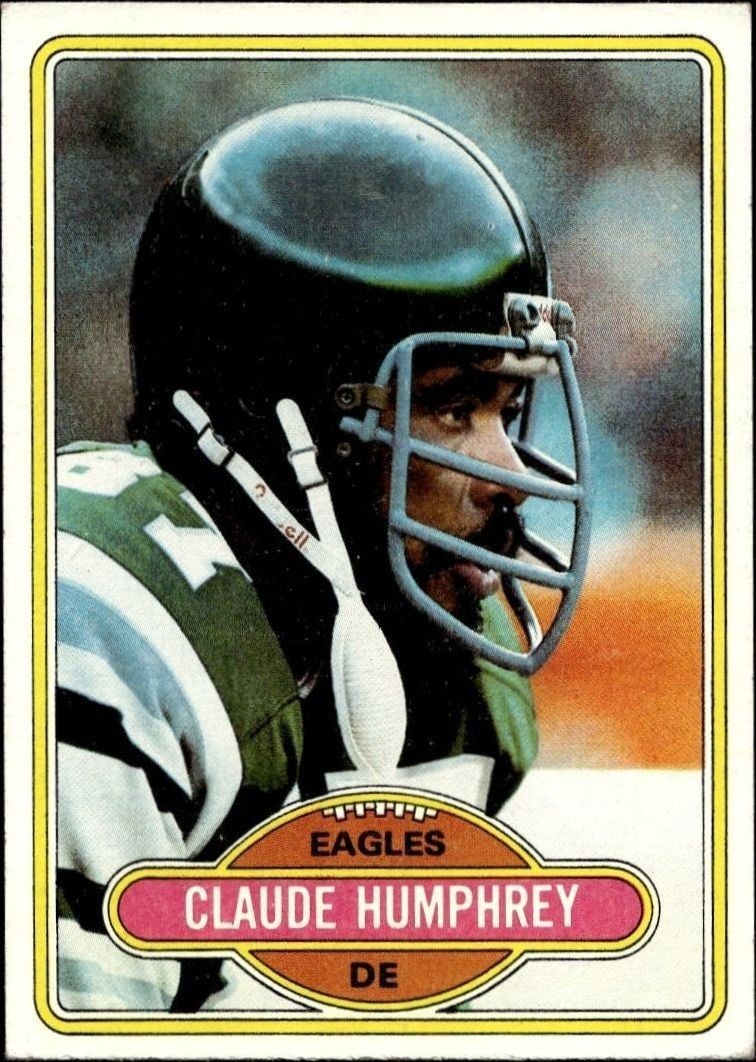 1980 Topps Claude Humphrey #459 trading card