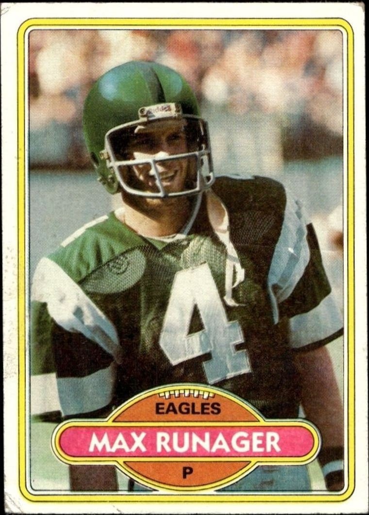 1980 Topps Max Runager #227 trading card