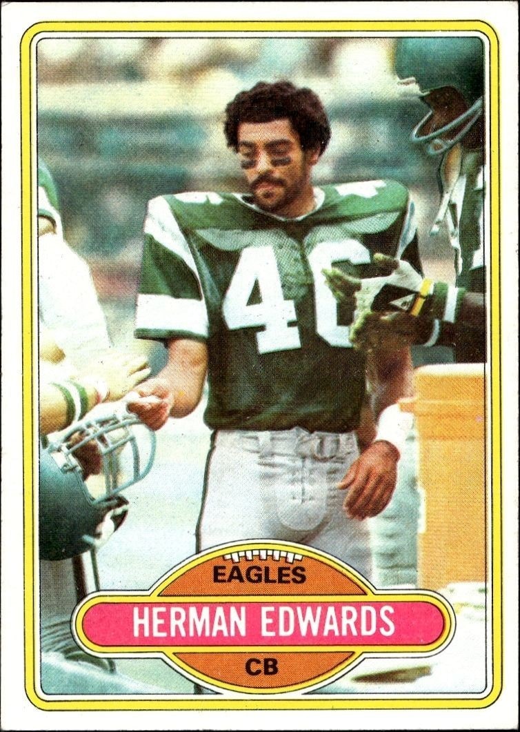 1980 Topps Herman Edwards #377 trading card