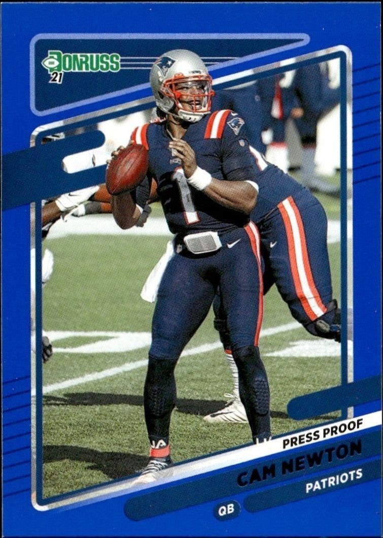2021 Panini Donruss Cam Newton #46 trading card