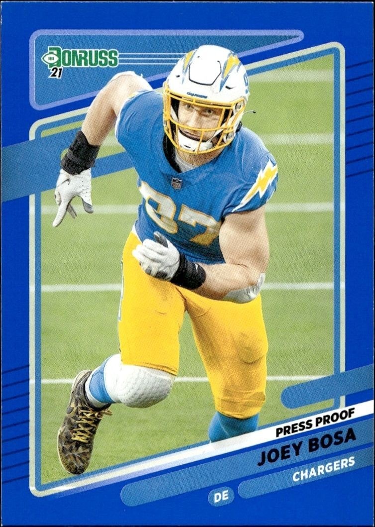2021 Panini Donruss Joey Bosa #75 trading card