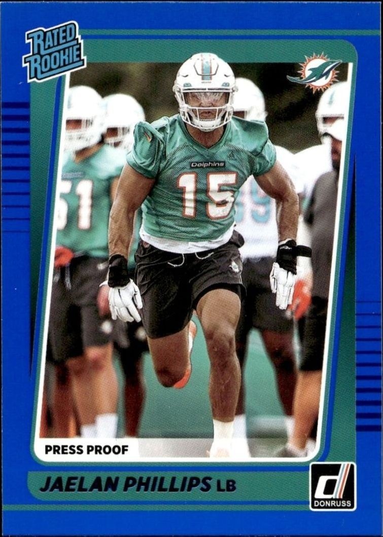 2021 Panini Donruss Jaelan Phillips #336 trading card