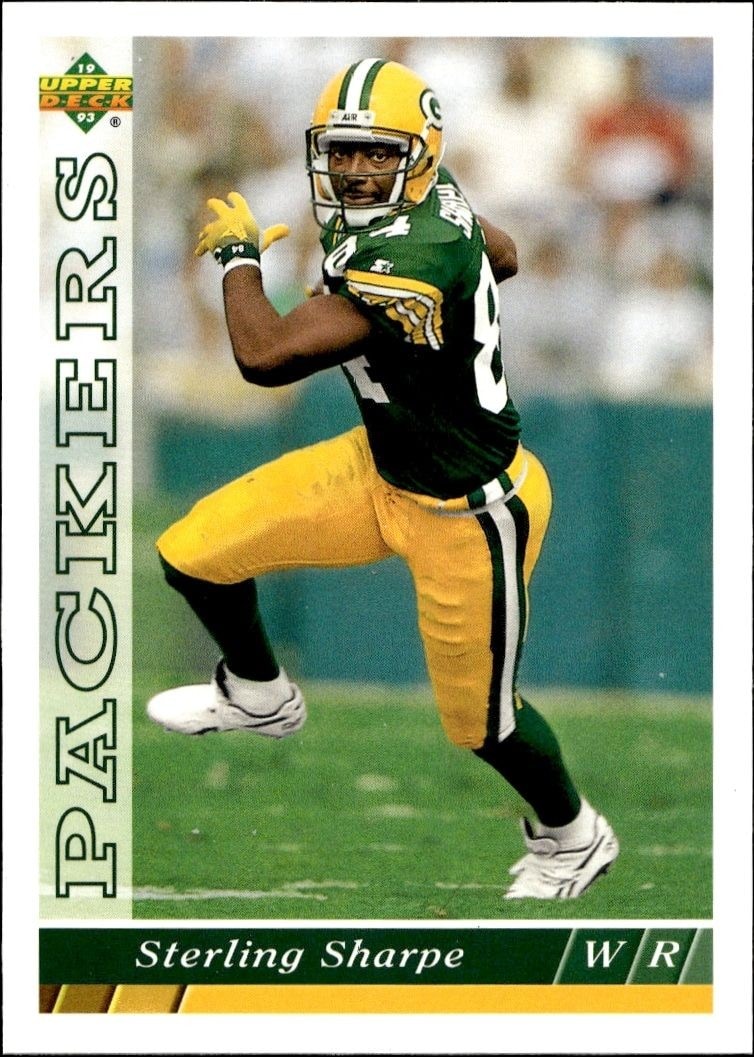 1993 Upper-Deck Sterling Sharpe #248 trading card