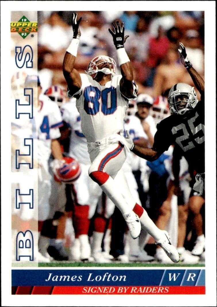 1993 Upper-Deck James Lofton #104 trading card