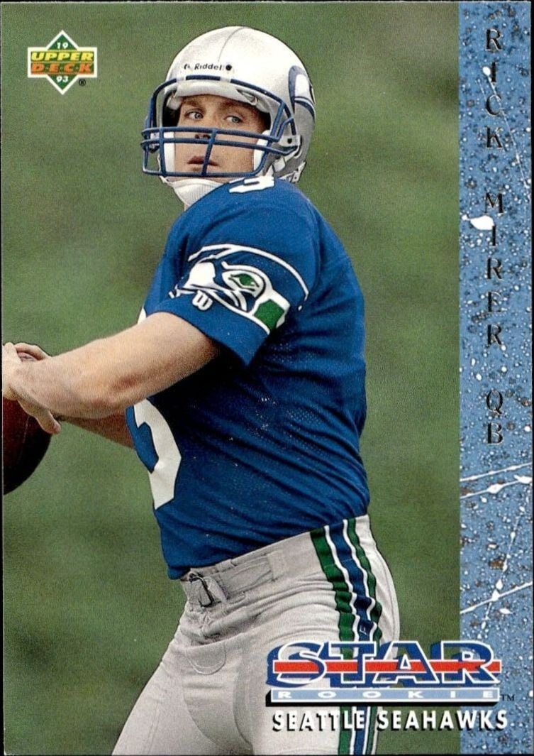 1993 Upper-Deck Rick Mirer #3 trading card