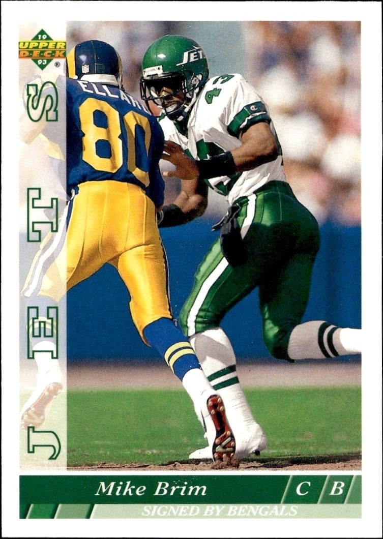 1993 Upper-Deck Mike Brim #378 trading card
