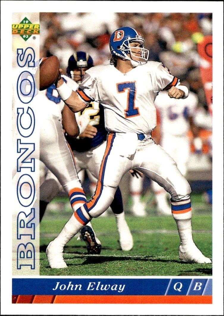 1993 Upper-Deck John Elway #357 trading card