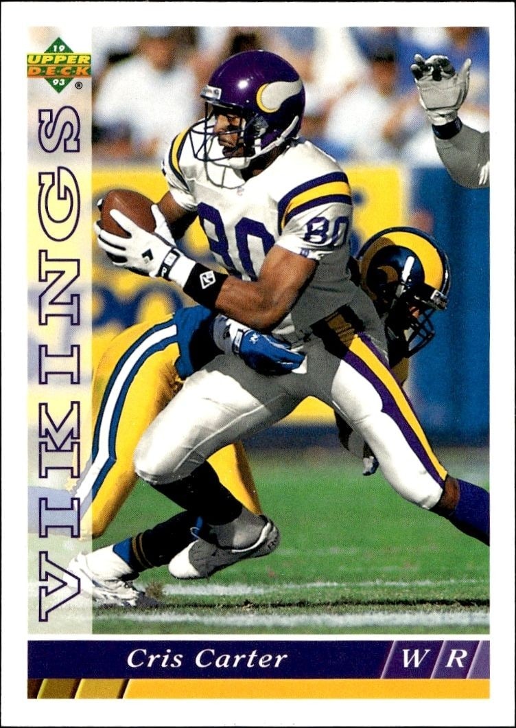 1993 Upper-Deck Cris Carter #137 trading card