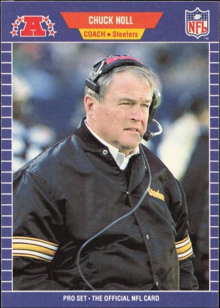 1989 Pro-Set Chuck Noll #355 trading card