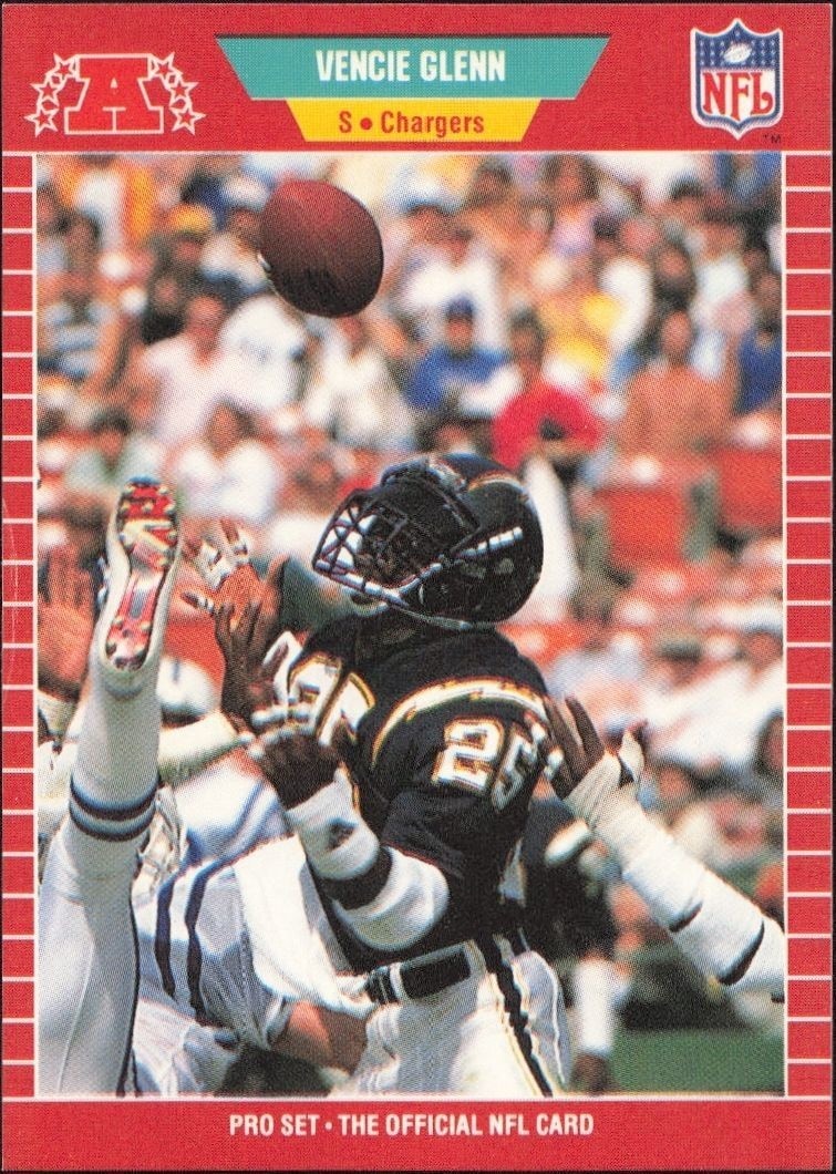 1989 Pro-Set Vencie Glenn #359 trading card