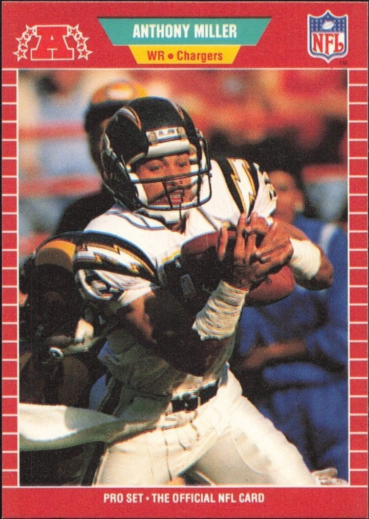 1989 Pro-Set Anthony Miller #363 trading card