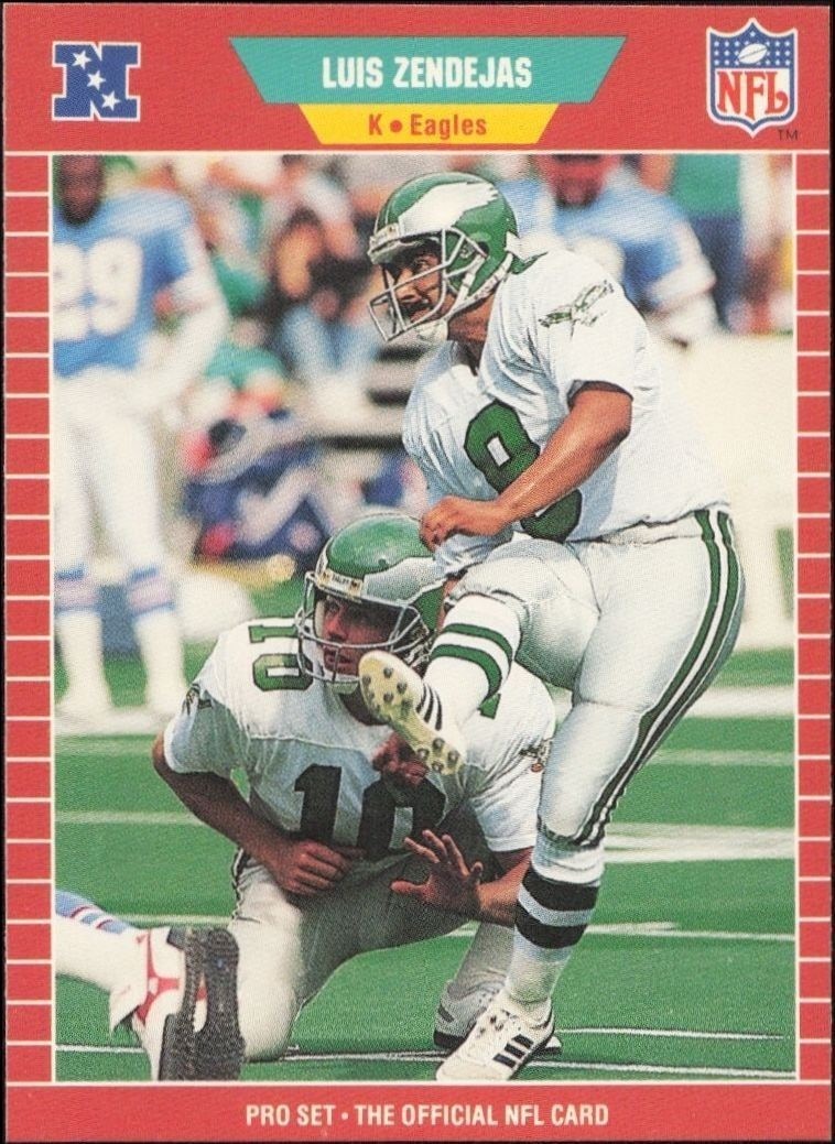 1989 Pro-Set Luis Zendejas #326 trading card