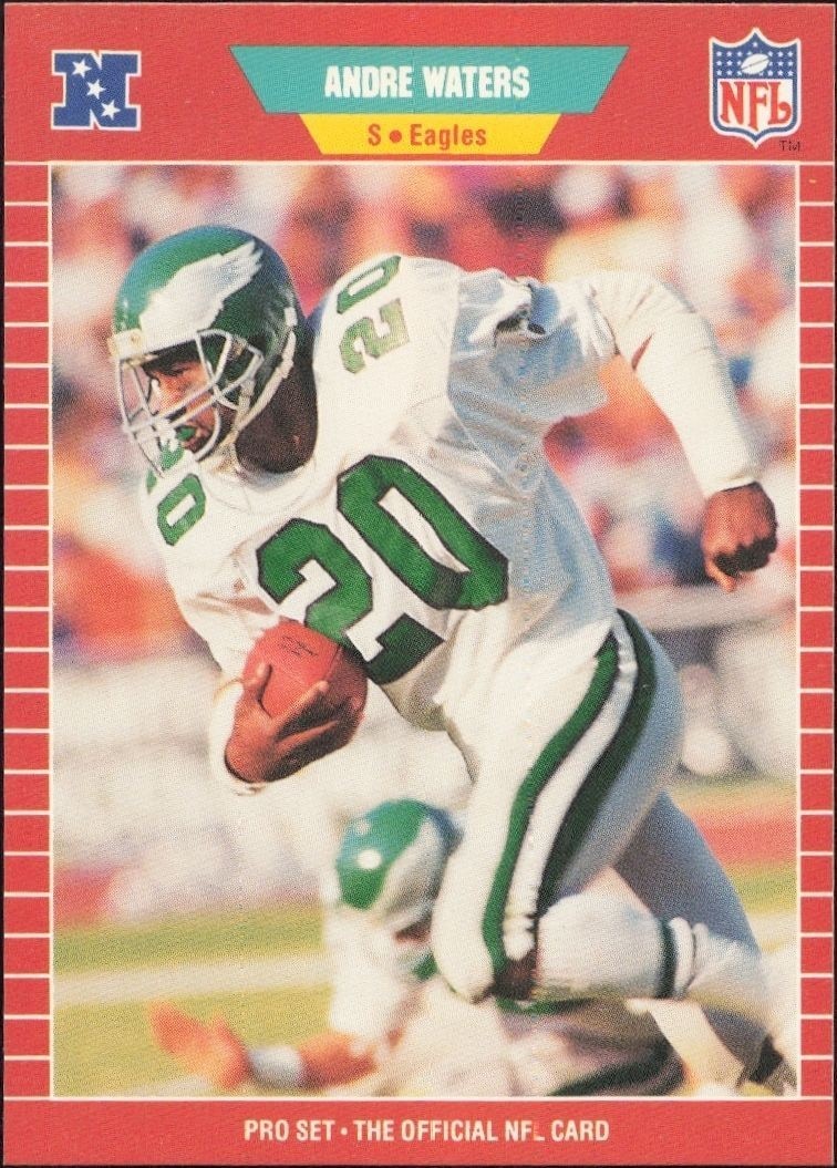1989 Pro-Set Andre Waters #324 trading card