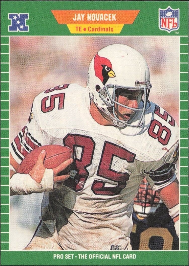 1989 Pro-Set Jay Novacek #335 trading card