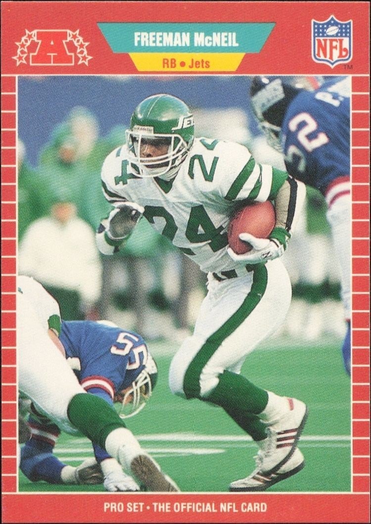 1989 Pro-Set Freeman McNeil #304 trading card
