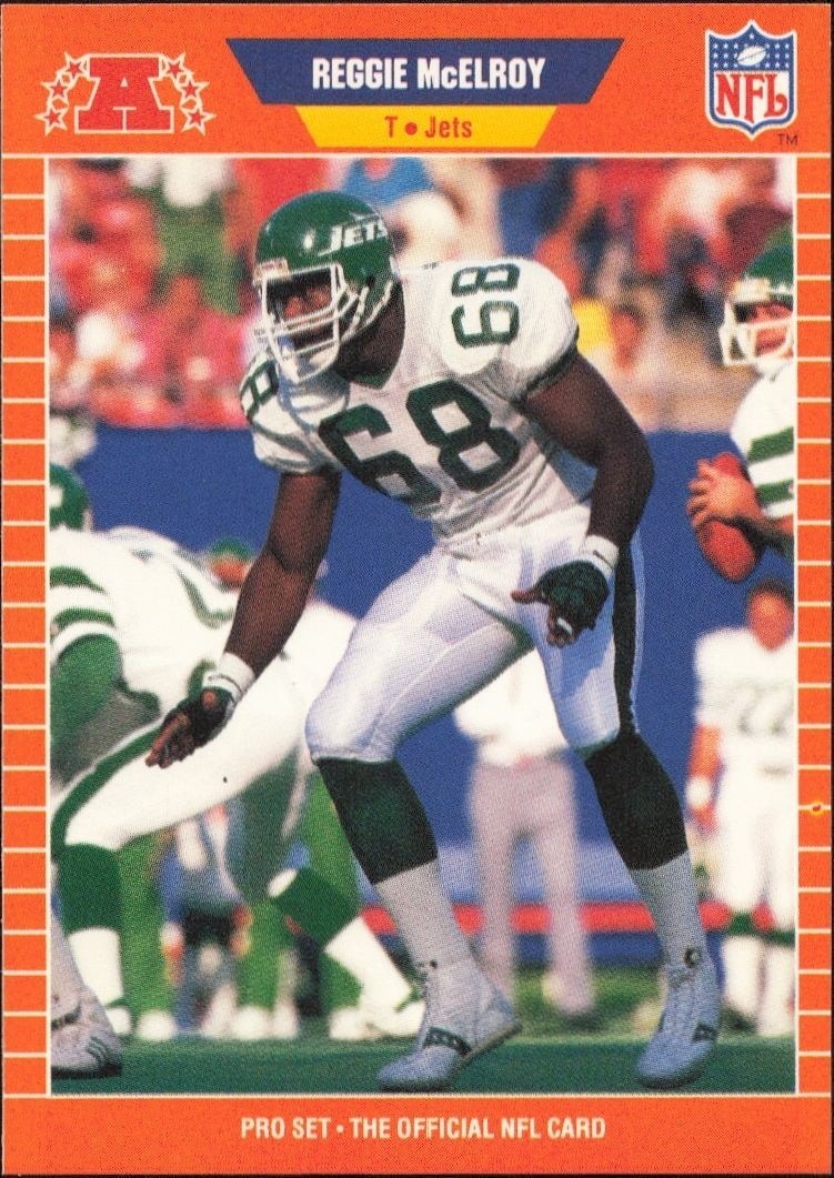 1989 Pro-Set Reggie McElroy #302 trading card