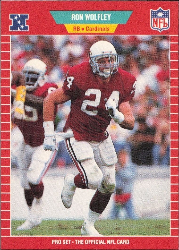 1989 Pro-Set Ron Wolfley #340 trading card