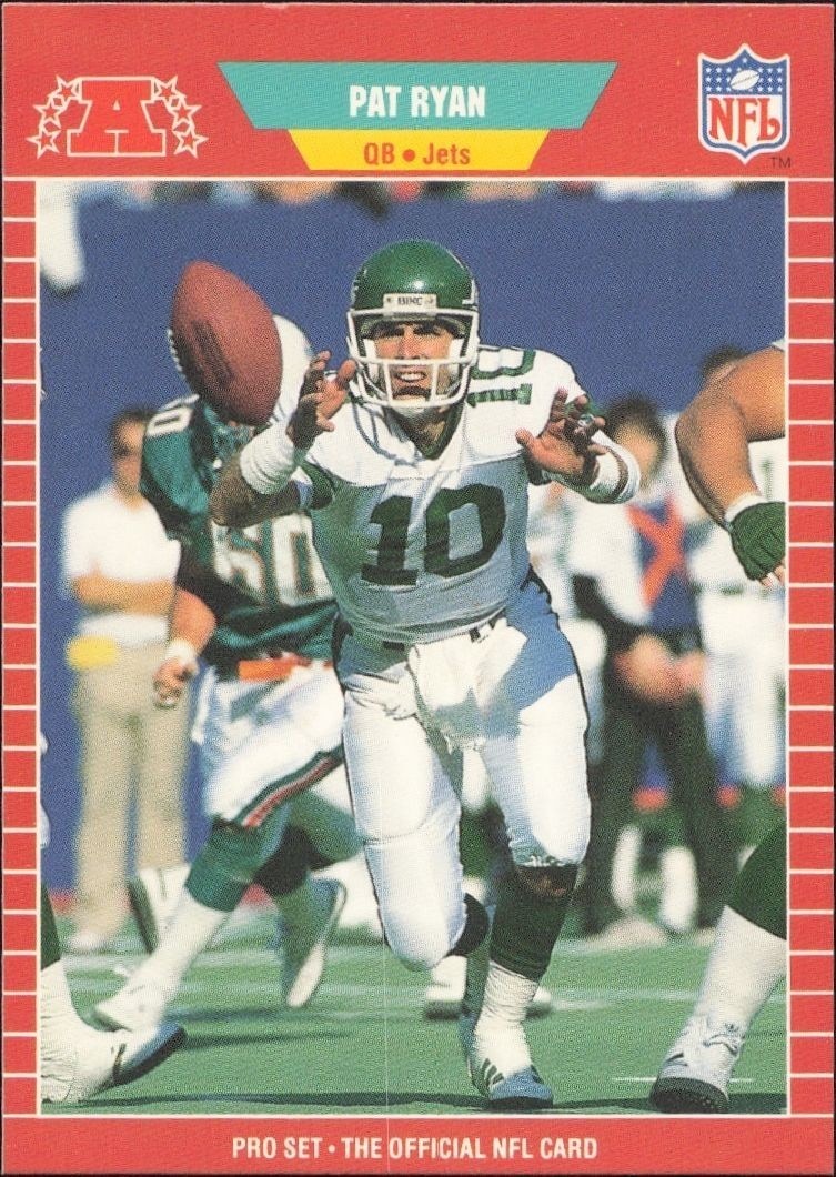 1989 Pro-Set Pat Ryan #306 trading card