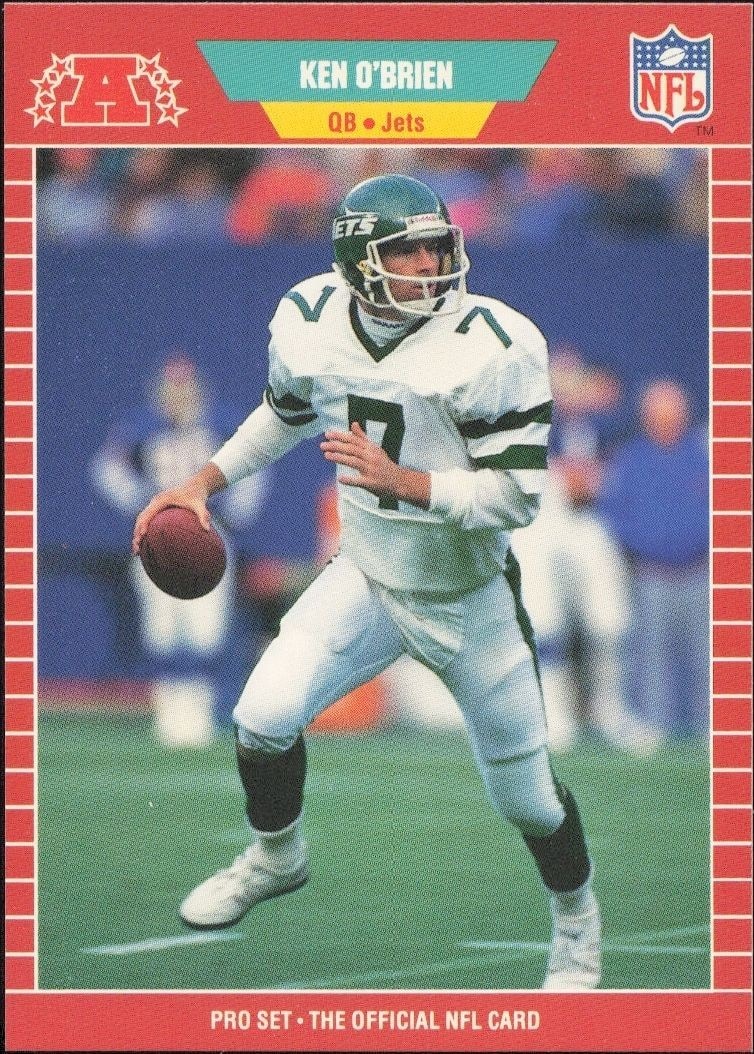 1989 Pro-Set Ken O'Brien #305 trading card