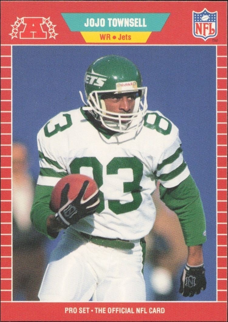 1989 Pro-Set Jo Jo Townsell #309 trading card