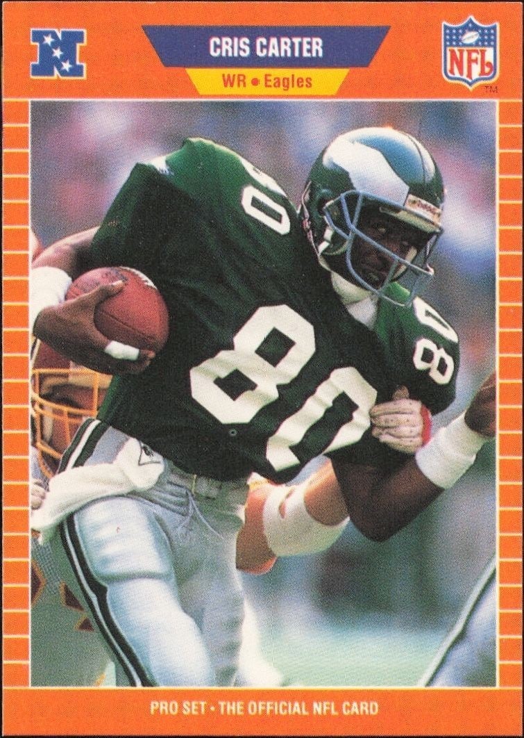 1989 Pro-Set Cris Carter #314 trading card