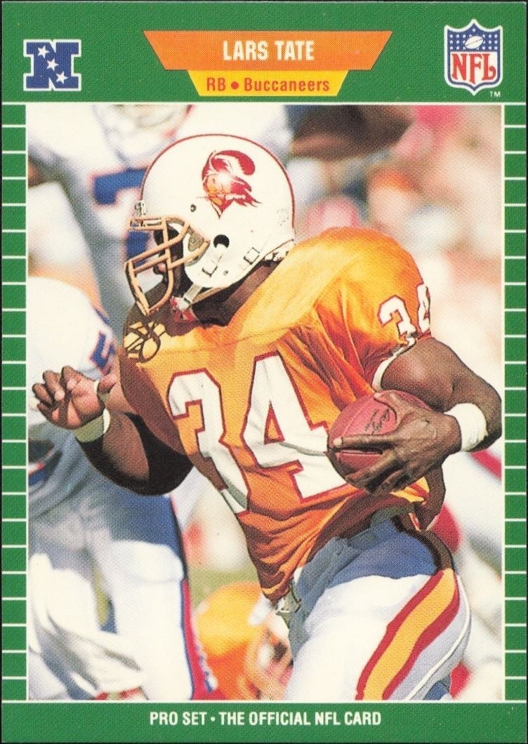 1989 Pro-Set Lars Tate #418 trading card