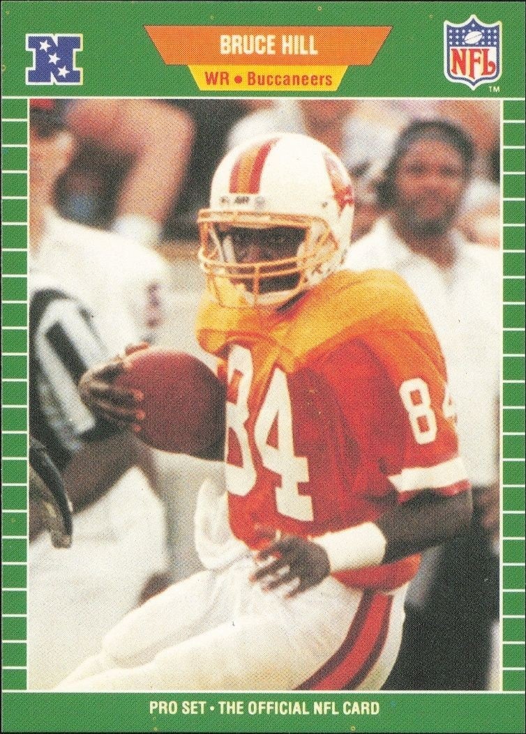 1989 Pro-Set Bruce Hill #417 trading card